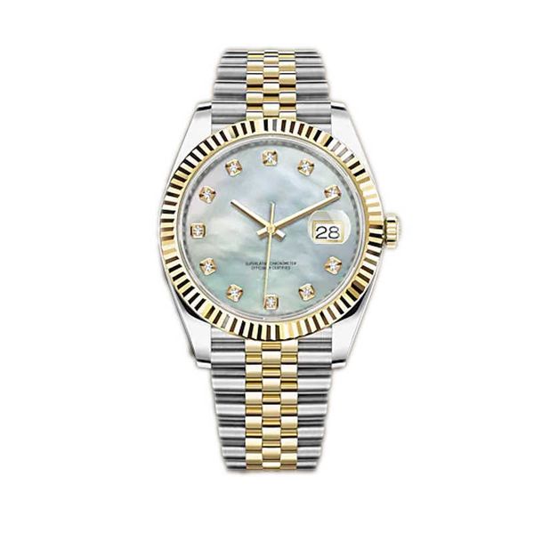

omatic watchsc- u1 mechanical 41mm 36mm 31mm 28mm quartz mens womens waterproof watches, Slivery;golden