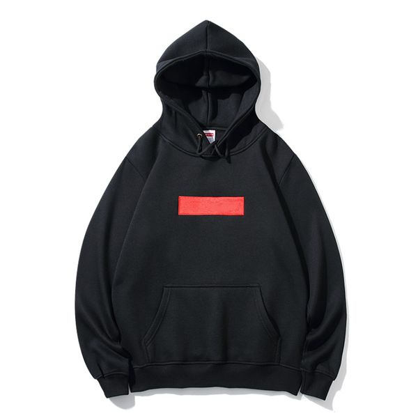 

luxury fleece hoodie casual hoodies for men women designer thick sweatshirt embroidery letter long sleeved hooded jacket street trend m-xxl, Black
