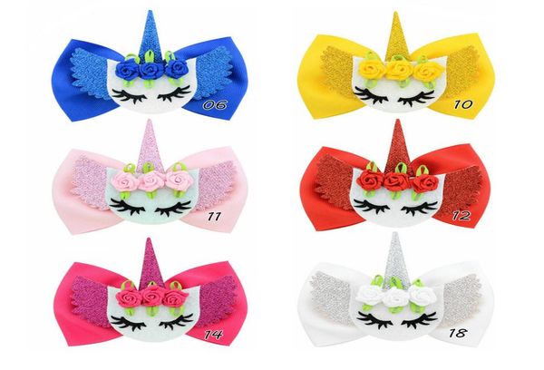 

kids barrettes 43 inches fashions jojo bows girl hair barrettes smile flower clippers girl hair clips siwa hair accessories 249510322, Slivery;white