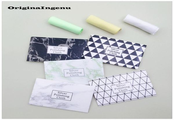 

silver polish cloth marble pattern anti tarnish tools wipe maintain sterling silver gold jewelry special polishing clean jewelry2263807