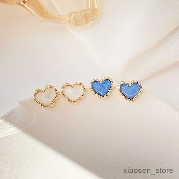 

stud sweet earrings hole ear clips heart clip earring without minimalist earrings jewelry r230804, Golden;silver