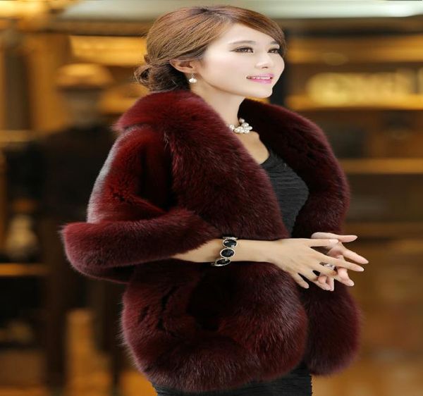 

2017 warm bridal boleros faux fur bridal wraps blackburgundyivoryblack and gray plus size wedding accessories bridal wraps shaw8046296, White