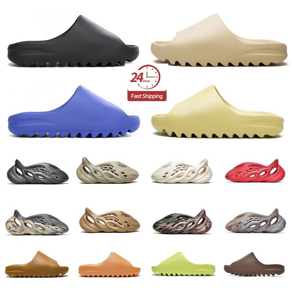

slippers sandals fashion men women slide outdoor beach slippers sandals shoes mens triple black white red resin bone desert sand foam runner