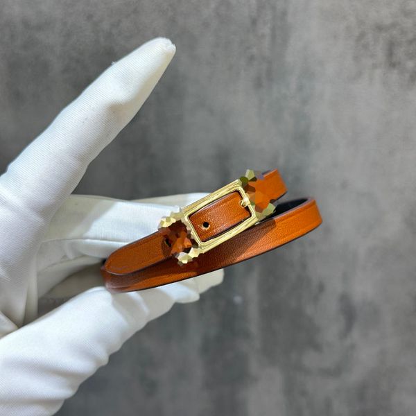 

brand jewerlry 3 layer real leather bracelet for women, Golden;silver