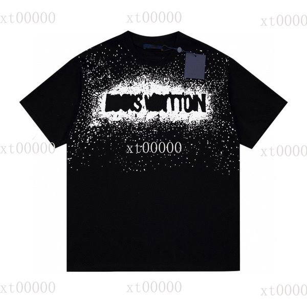 

22ss designer letter printed t shirts tee sweatshirt fashion high street short sleeves summer casual t-shirt breathable men women crew neck, Black;brown