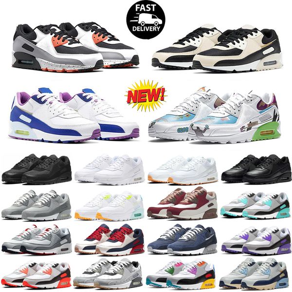 

men sneakers classic running shoes for mesh black white breathable women sports trainer leather cushion designer surface eur 36-45