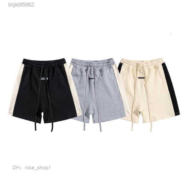 

2023 designer short fashion casual clothing fog fears god california shorts striped sports 5/4 pant streetwear joggers sportswear fran{categ, White;black