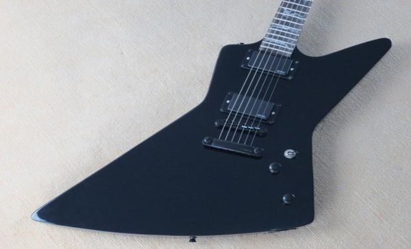 

rare guitars james hetfield black explorer electric guitar man to wolf mop fingerboard inlay emg active pickups black hardware3180296
