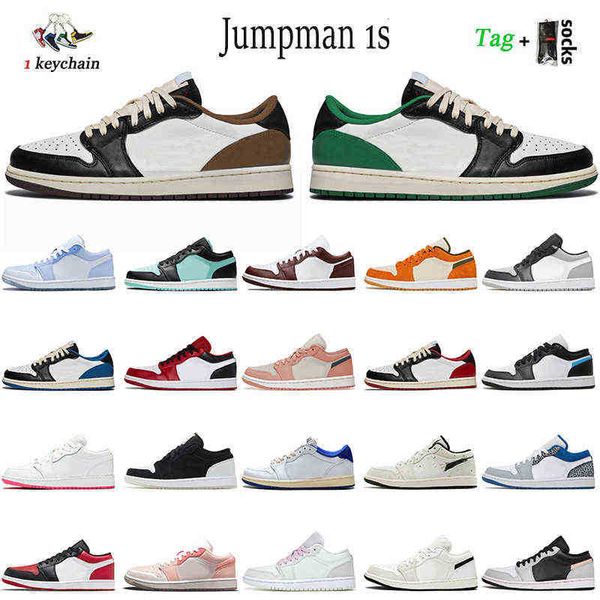 

wholesale 2022 jumpman 1 catcus jacks 1s low outdoor shoes dark mocha fragment black university blue jordn1 sneakers grey air og designer sh