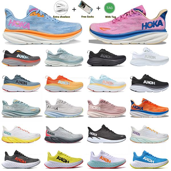 

hoka clifton 8 9 sneakers sports running shoes hokas one one bondi 8 carbon x2 runner shoe highway climbing ultralight midsole shock absorpt