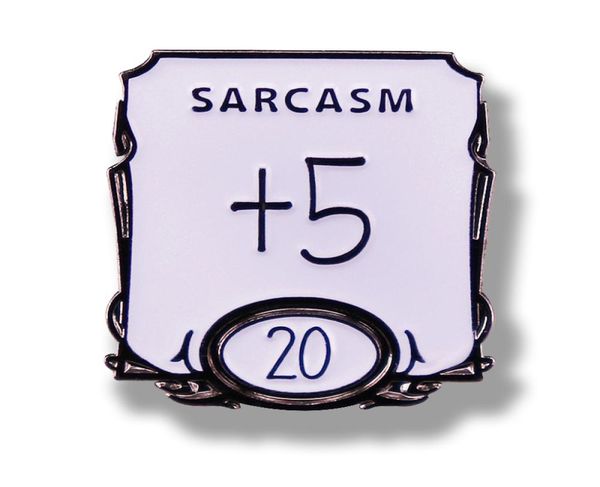 

sarcasm 5 brooch sarcastic dd dnd stat box enamel pin brooches metal badges lapel pins denim jacket jewelry accessories gifts6536080, Blue