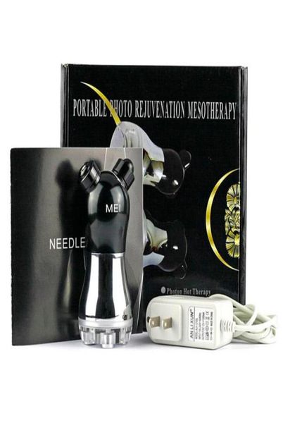 

mini needle mesotherapy skin rejuvenation machine green blue red led meso therapy bio skin care body face beauty care device 4814707