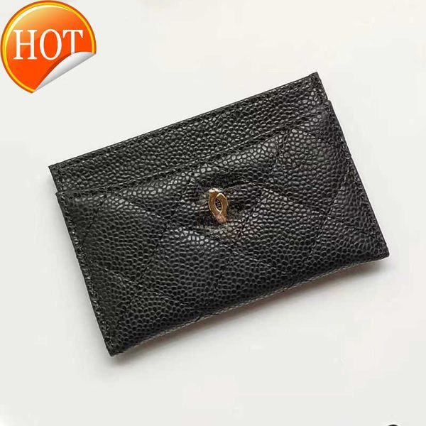 

luxury brand designer change purse card pack cow pickup bag small fragrant ins online popular latest holder certificate bank leather gift bo, Red;black