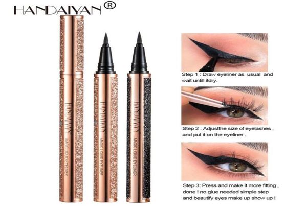 

handaiyan selfadhesive eyeliner pen waterproof no glue eye eyelashes sweatproof liquid liner thintip eyeliners9628458