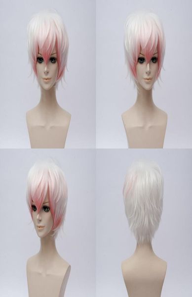 

mystic messenger saeran game costume cosplay wig0123452969453, Black;brown