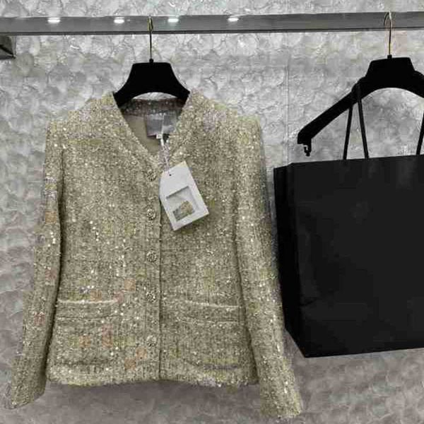 

women's jackets designer 2023 new premium champagne beaded coat 2h71, Black;brown