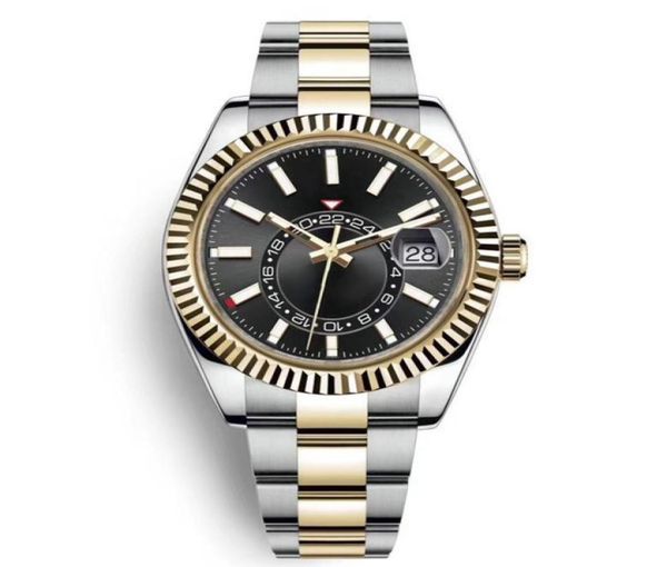 

luxury watch mens automatic mechanical calendar 42mm stainless steel skydweller gmt men039s luminous fashion waterproof wi2162663