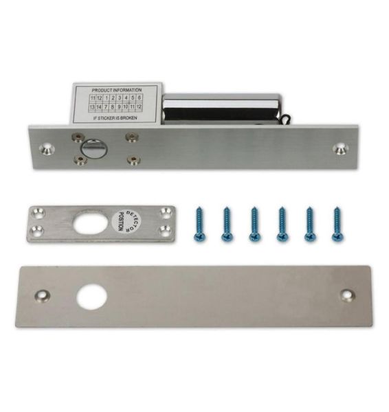 

dc 12v 2 wires electric lock drop bolt auto induction electronic glass woood door access control system2105118