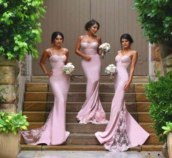 

modabelle pretty bridesmaid dress long backless satin formal gowns lilac bridesmaid dresses 2018 mermaid with appliques lace spagh3091122, White;pink