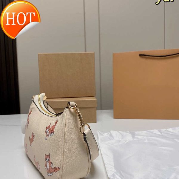 

brand designer bags handbags shoulder crossbody bag tote 2023 brand fashion texture leather multifunctional portable capacity crescent bag f