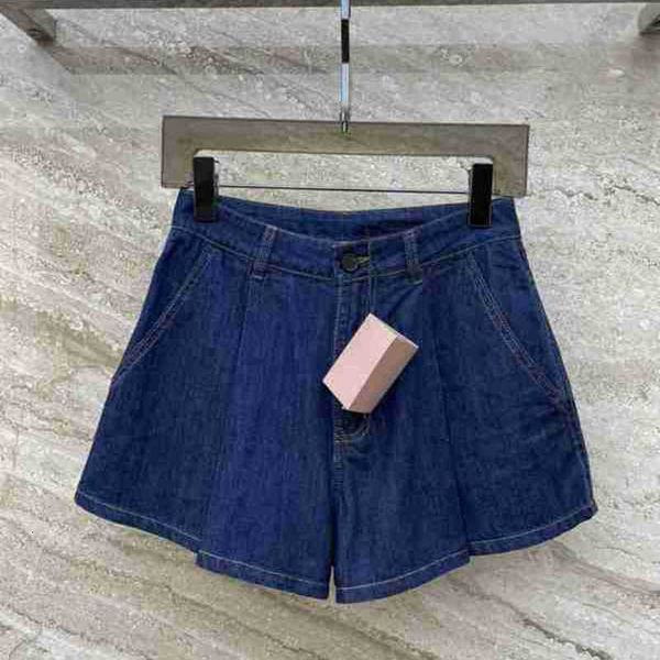 

women's jeans designer 23 spring/summer blue primary denim shorts u74n