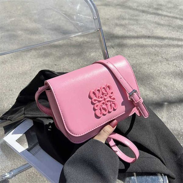

texture small square bag for women 2023 spring new soft face solid color versatile tofu bag fashion casual one shoulder crossbody bag 50% cl