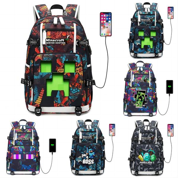 

minecraft same backpack around the game outdoor bags sports backpack daypack hiking backpack travel backpack mountaineering backpacks