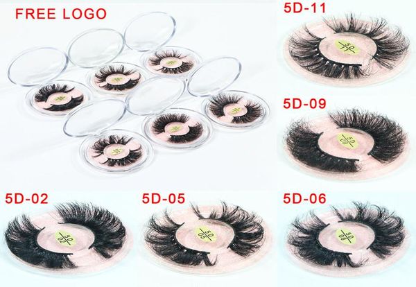 

whole 5d mink lashes 25mm fluffy false eyelashes long dramatic eyelash with private logo1578870