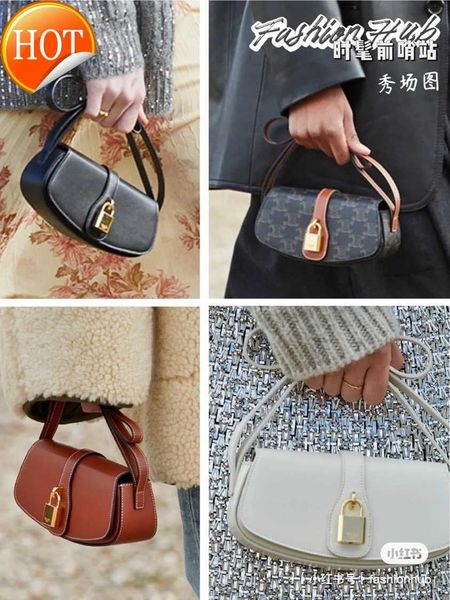 

women's designer bags 2021 new style leisure saddle lock armpit bag factory direct sales