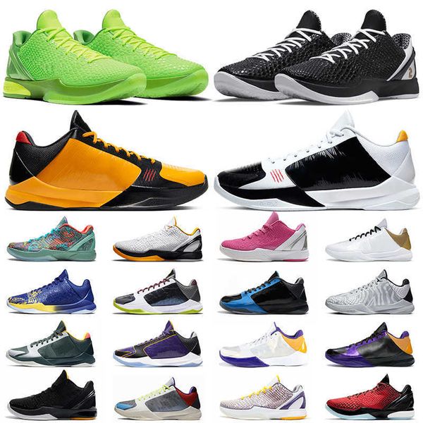 

mamba basketball shoes 5 protro bruce lee del sol big stage 6 mambacita grinch prelude mens sport outdoor sneaker trainers, Black