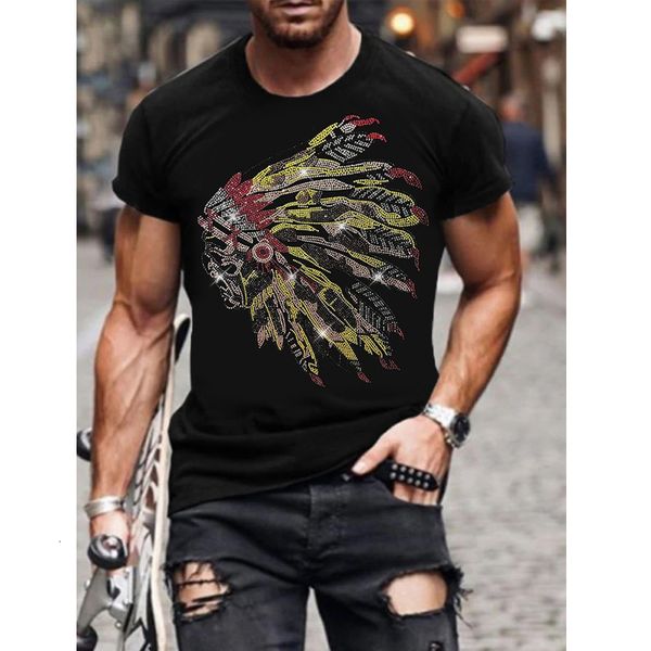 

men's t-shirts mens quality oversized fashion summer tee casual y2k clothes designer short sleeve street o-neck club t-shirts 230627, White;black