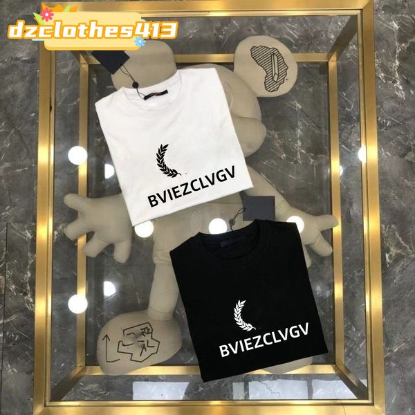 

designer t shirt summer short sleeve flower tee men women lovers luxury t-shirts fashion senior pure cotton t shirts asian size m-3xl, White;black
