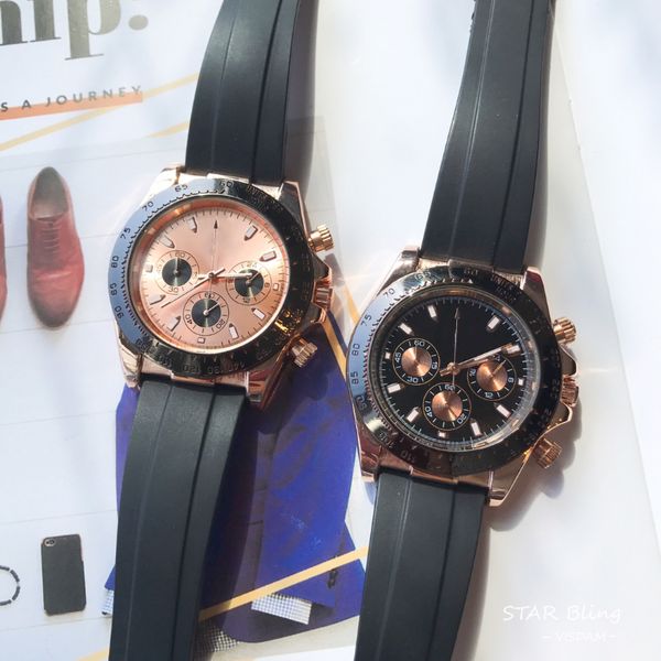 

luxury men's high-quality watch 41 mm stainless steel watch gold watch super glow-in-the-dark watch sapphire glass watch designer watch, Slivery;brown