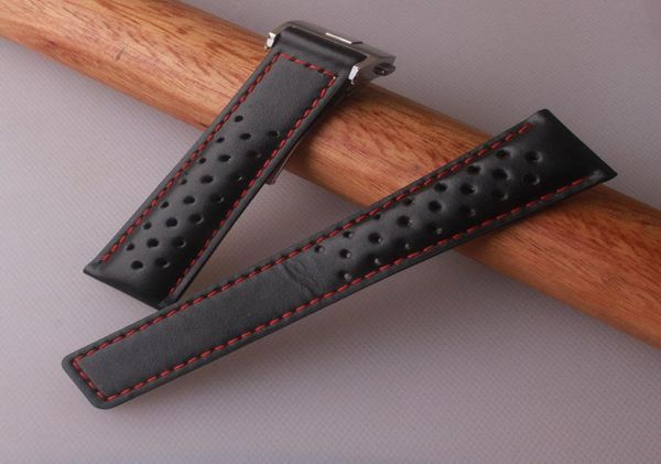

smooth surface cowhide strap for tag heuer monaco carrera watches 19 20 22mm band bracelet wristband replacement accessories6957076, Black;brown