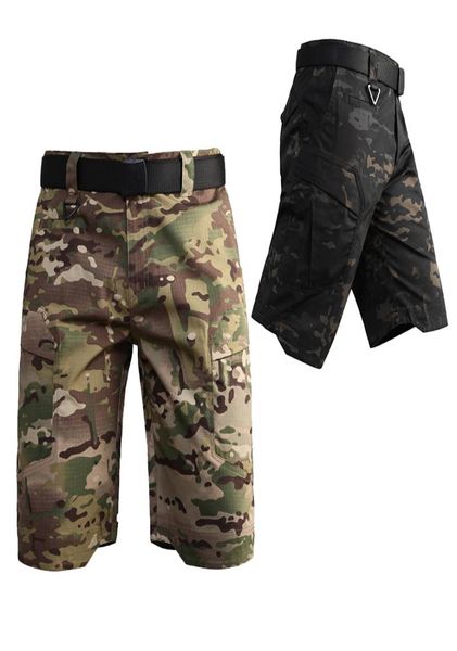 

outdoor tactical camouflage shorts clothing gear jungle hunting woodland shooting trousers battle dress uniform combat pants no056070803, Black;green