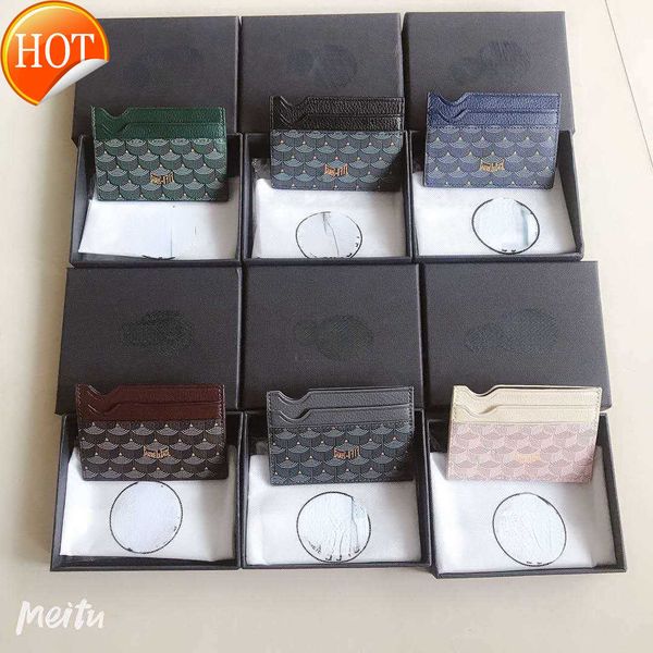 

brand designer change purse card pack handbag 2023 new classic cowhide le page pure handmade card clip fish-scale multi- bag factory direct