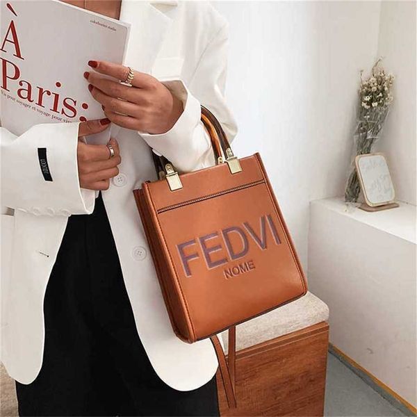 

netizen same tote bag fashion advanced letter handbag women's small bag new fashion one shoulder crossbody bag 70% off outlet online qz