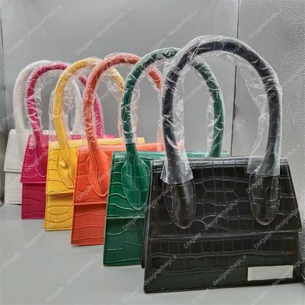 

luxuries designer women bag satchel 2023 new black purse shoulder genuine leather mini girl bags crossbody fashion handbag alligator pattern