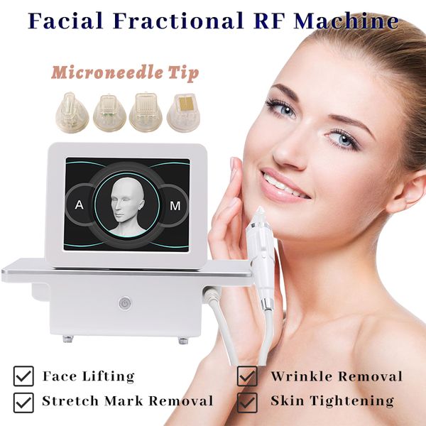 

non-invasive fractional rf microneedle equipment wrinkle removal acne treatment radio frequency facial lifting salon use