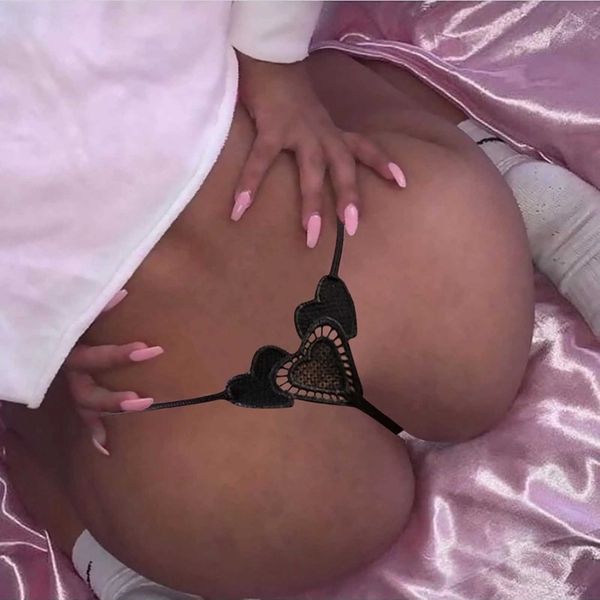 

other panties embroidery briefs love heart lace women massage pearl thongs g strings erotic crotchless panties lingerie clothes underwear, Red;black