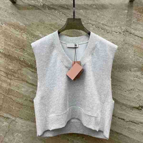

women's vests designer 23 spring/summer new sweetheart v-neck sleeveless tank vest m556, Black;white