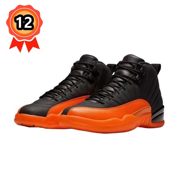 

basketball shoes jumpman 12 12s wmns brilliant orange fd9101-081 sneaker men