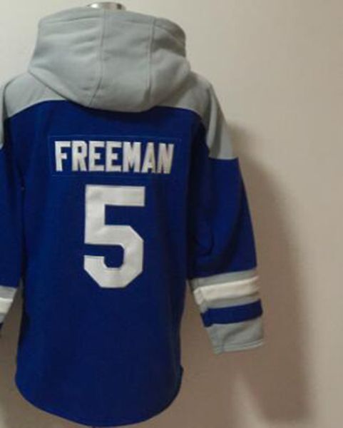 

los angeles #5 freddie an fans hoodie american baseball pullover, Black