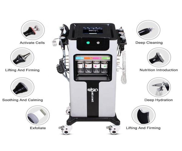 

2021 professional microdermabrasion 8in1 aqua facial peeling oxygen jet peel hydra dermabrasion machine5887893