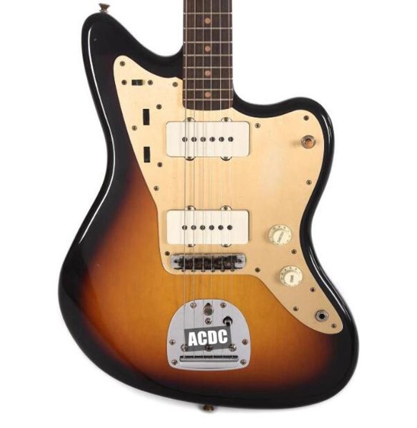 

custom 1959 jazzmaster journeyman faded 3tone sunburst electric guitar wide lollar pickups alder body amber switch cap vintage6729192