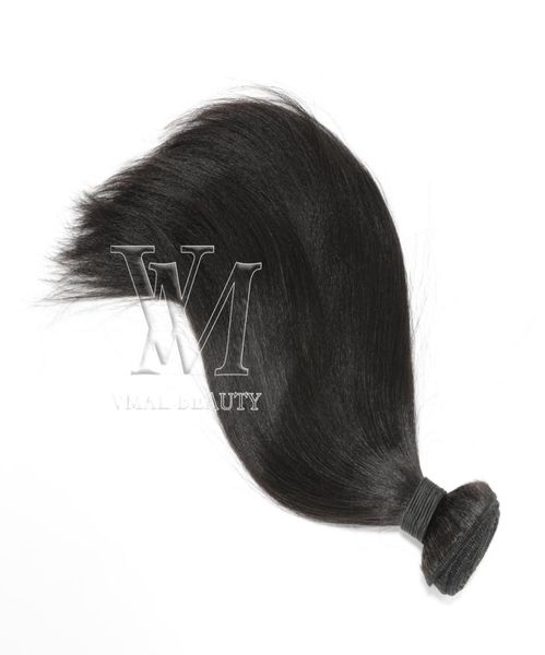 

vmae 12a 100 unprocessed new arrival brazilian virgin hair burmese hair yaki straight weft weave piece hair extensions soft7989717, Black