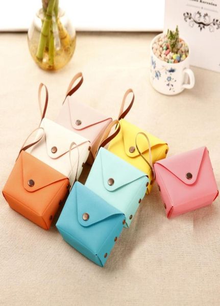 

macaron coin bags candy color mini coin purses pu leather change purse key bag cute creative small fashion handbags wallet4697489, White