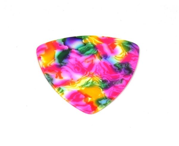 

celluloid 346 rounded triangle guitar picks plectrums 071mm 100pcs tie dye9303234