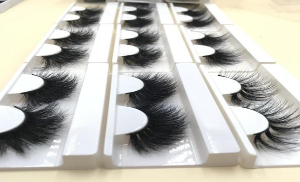 

whole 25mm fluffy real mink eyelashes 3d 5d 6d mixed styles in random with mixed soft paper lash boxes fdshine6806056