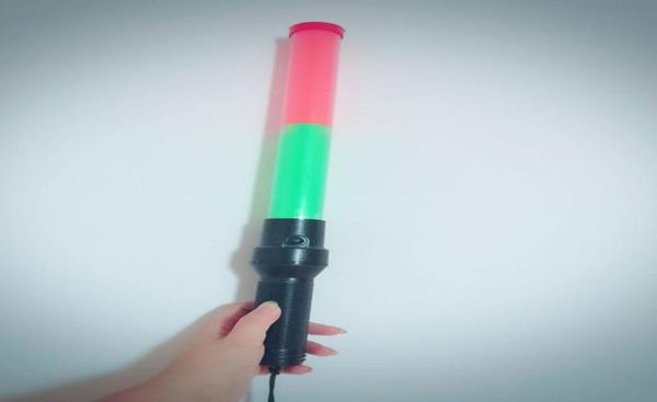 

double color warterproof outdoor safety road traffic light flashing indicator wild distress signals lights traffic baton7041899